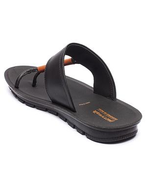 black slip on sandals - 17234094 - Standard Image - 3