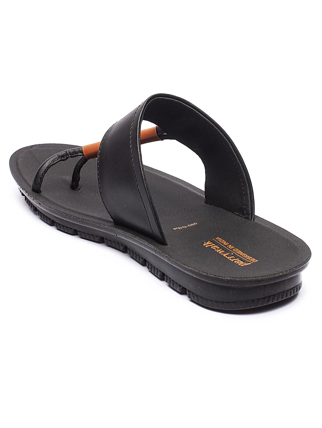 black slip on sandals - 17234094 - Zoom Image - 3