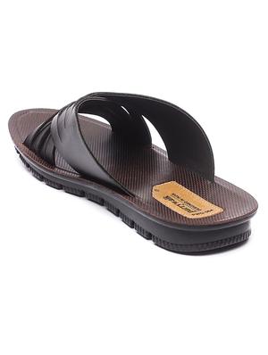 black slip on sandals - 17234095 - Standard Image - 3