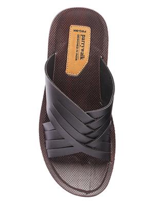 black slip on sandals - 17234095 - Standard Image - 4