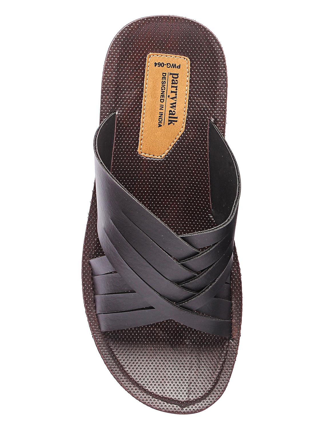 black slip on sandals - 17234095 - Zoom Image - 4