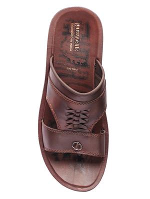 brown slip on sandals - 17234097 - Standard Image - 4