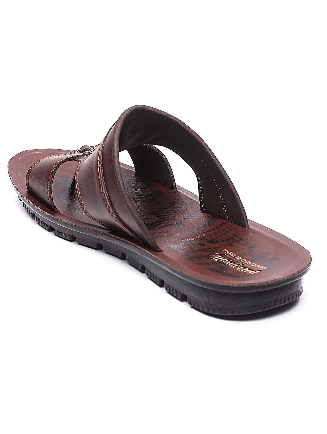brown slip on sandals - 17234097 - Zoom Image - 3