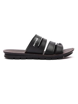 black slip on slippers - 17234101 - Standard Image - 2
