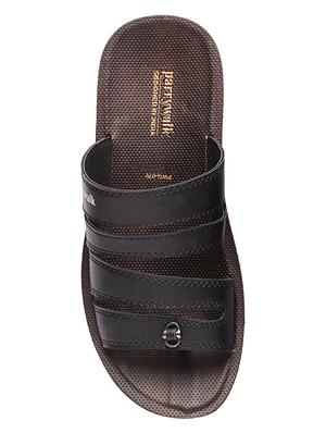 black slip on slippers - 17234101 - Standard Image - 4
