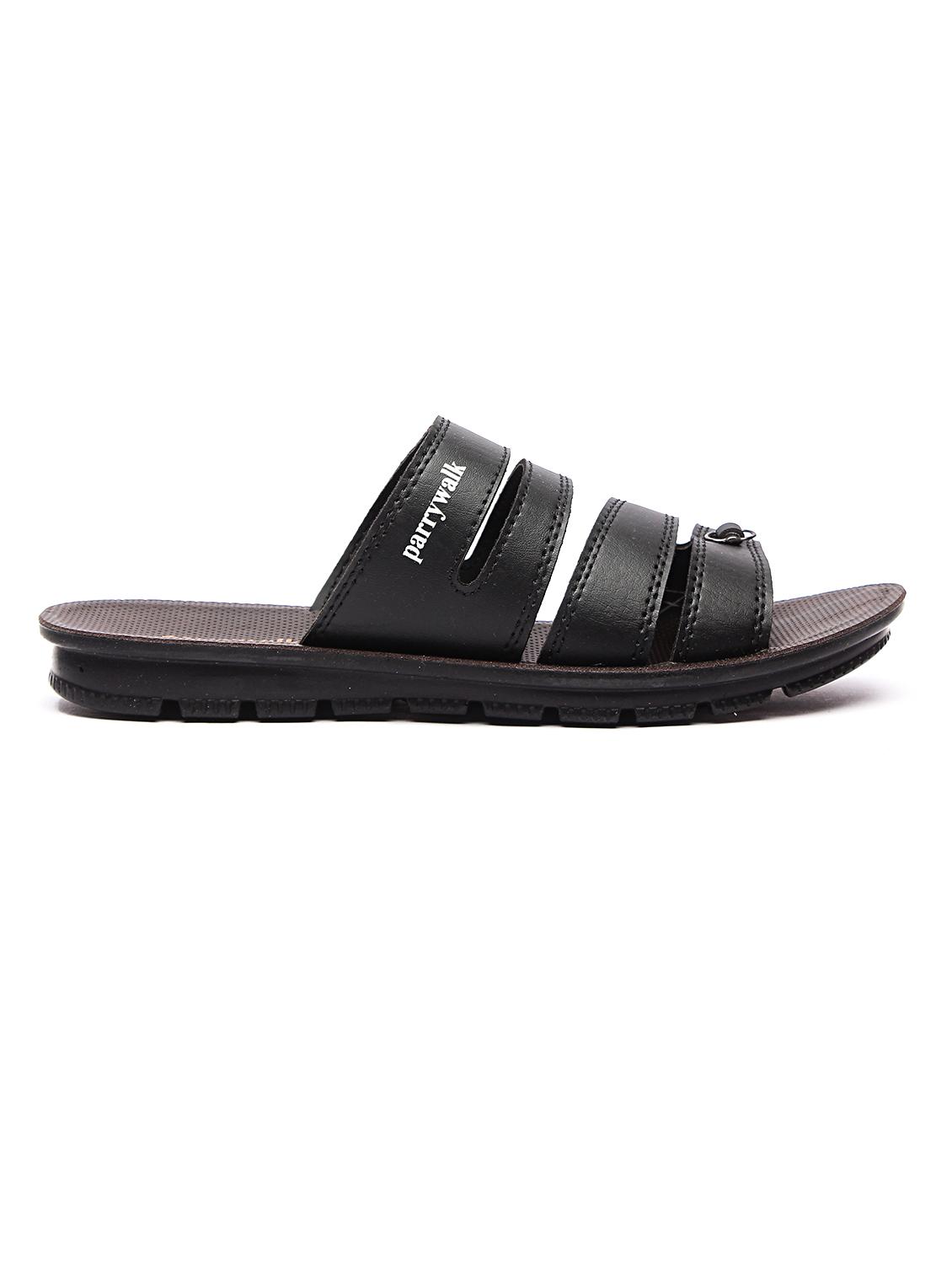 black slip on slippers - 17234101 - Zoom Image - 2