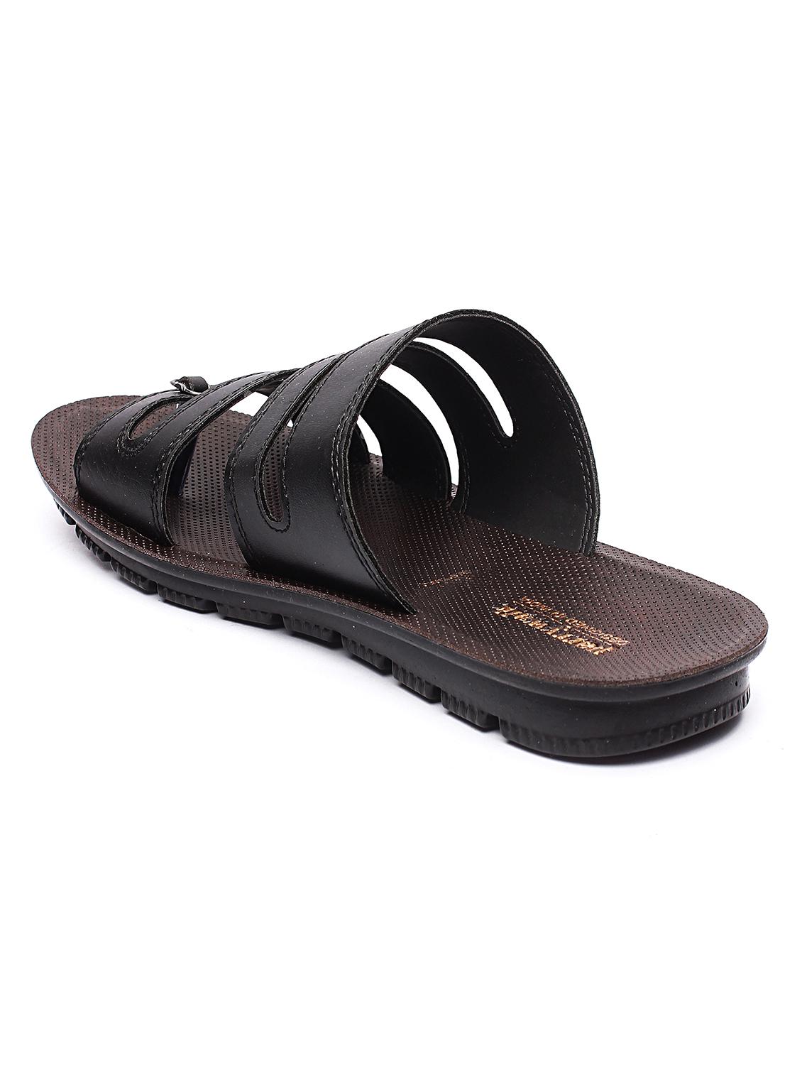 black slip on slippers - 17234101 - Zoom Image - 3