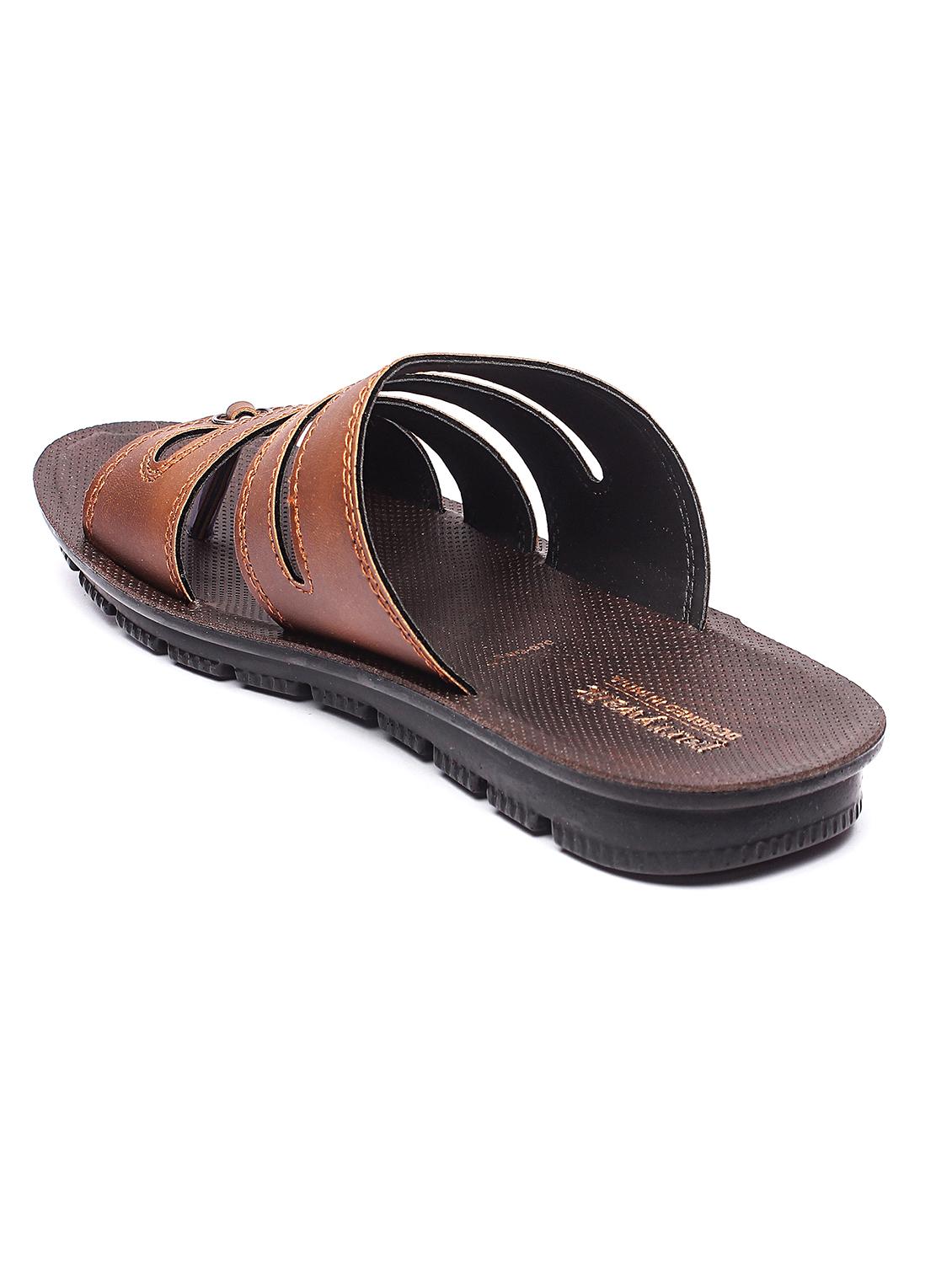 tan slip on slippers - 17234106 - Zoom Image - 3