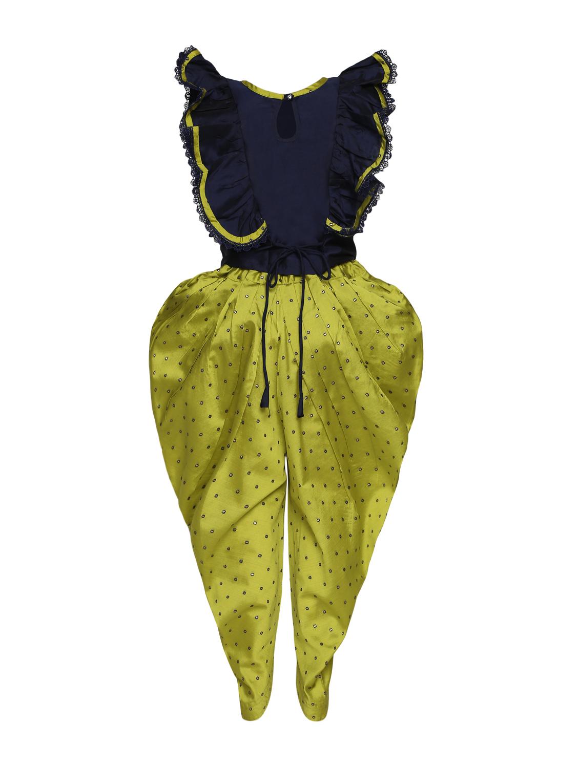 green satin suit set - 17234109 - Zoom Image - 2