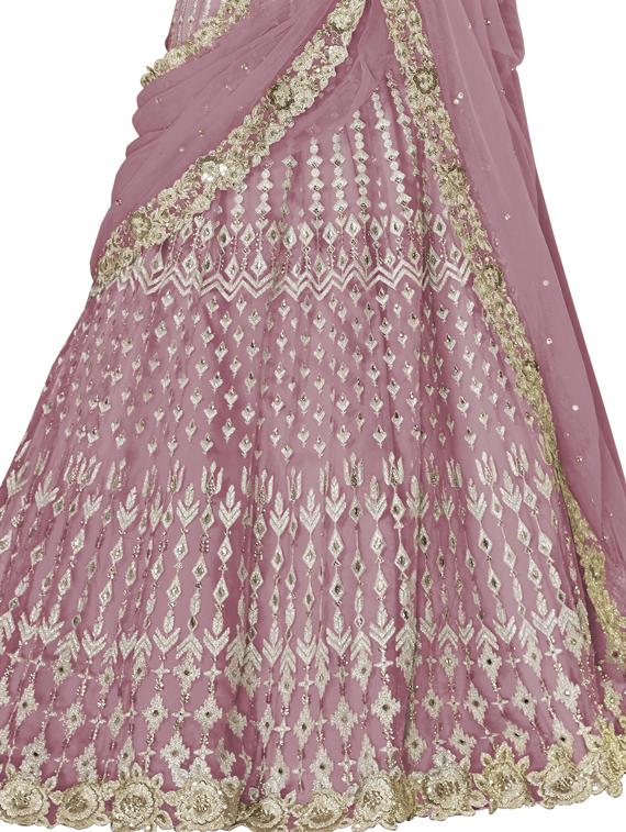 sequined saree lehenga - 17234131 - Zoom Image - 3