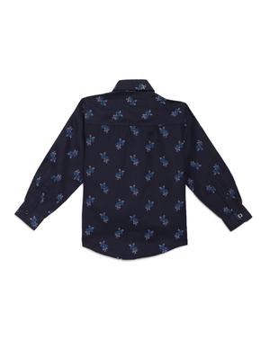 navy blue cotton shirt - 17234246 - Standard Image - 2