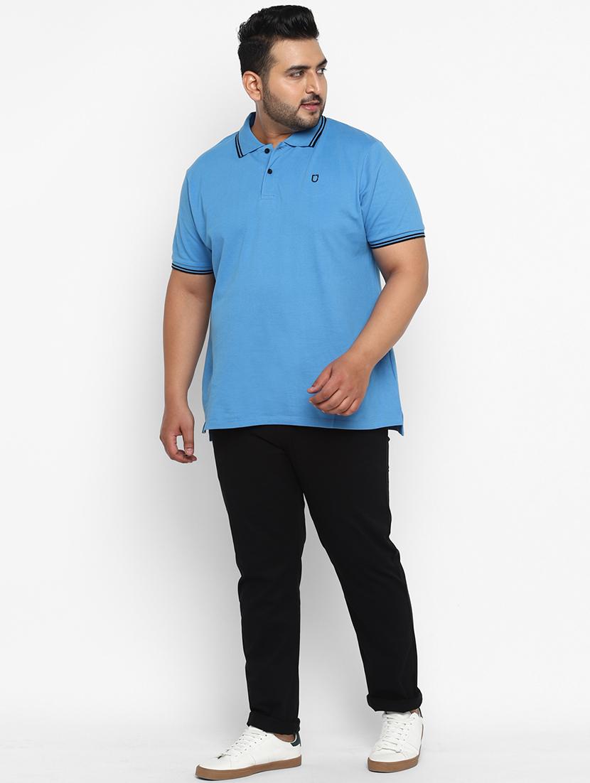 plus size black solid chinos - 17234415 - Zoom Image - 4