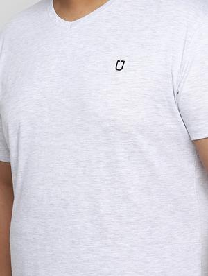 plus size white solid t-shirt - 17234460 - Standard Image - 5