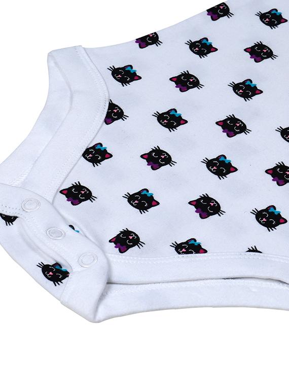 white cotton rompers onesies and romper - 17234594 - Zoom Image - 3