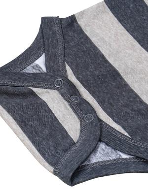 grey cotton rompers onesies and romper - 17234598 - Standard Image - 3
