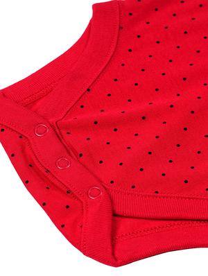 red cotton rompers onesies and romper - 17234600 - Standard Image - 3