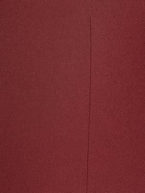 red solid single breasted casual blazer - 17234621 - Standard Image - 6