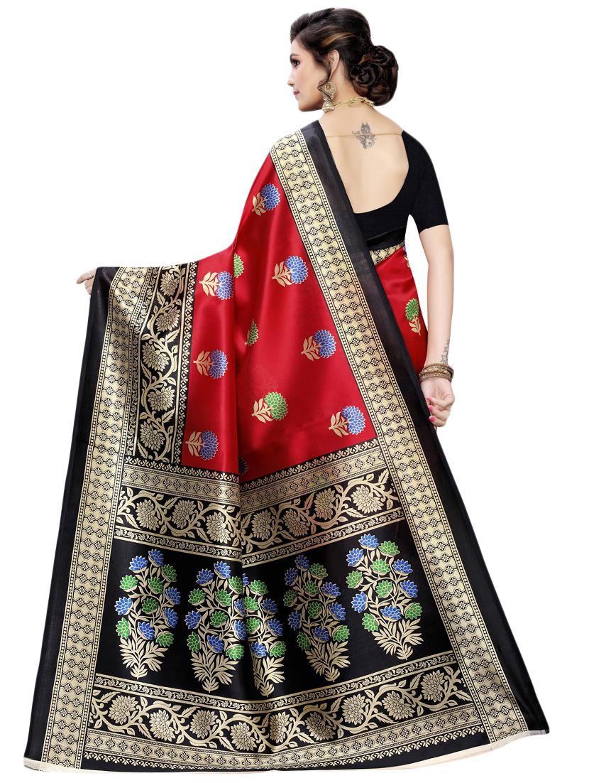 set of 2 combos sarees with blouse - 17234734 - Zoom Image - 5