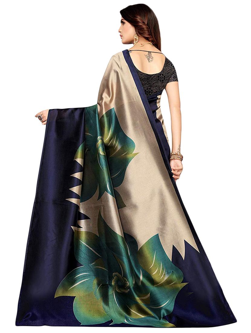 set of 2pcs combo saree with blouse - 17234743 - Zoom Image - 3