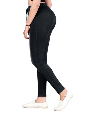 black cotton blend jeggings - 17234749 - Standard Image - 2