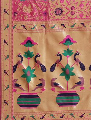 self design banarasi saree with blouse - 17234964 - Standard Image - 3