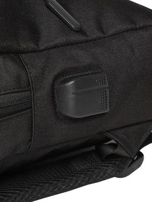 black solid laptopbag - 17235125 - Standard Image - 5