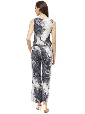 printed full leg jumpsuit - 17235568 - Standard Image - 3
