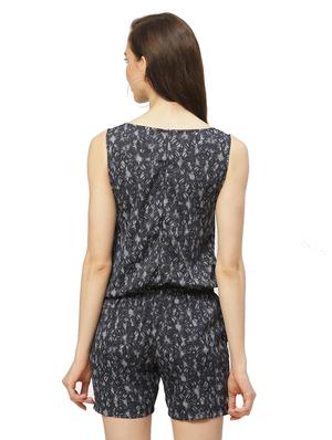 drawstring printed romper - 17235573 - Standard Image - 3
