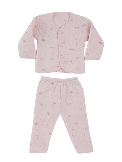 pink cotton twin sets onesies and romper - 17235578 - Standard Image - 1