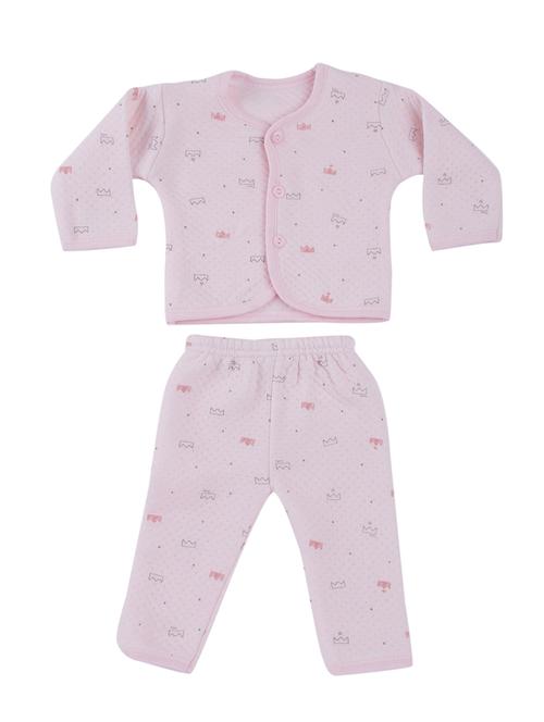 pink cotton twin sets onesies and romper - 17235579 - Standard Image - 1