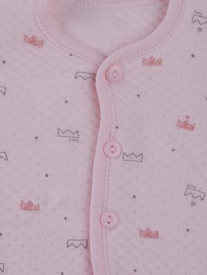 pink cotton twin sets onesies and romper - 17235579 - Standard Image - 3