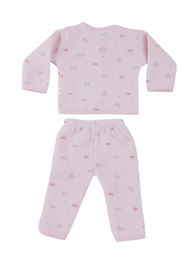 pink cotton twin sets onesies and romper - 17235579 - Zoom Image - 2