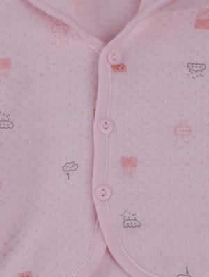 pink cotton twin sets onesies and romper - 17235583 - Standard Image - 3