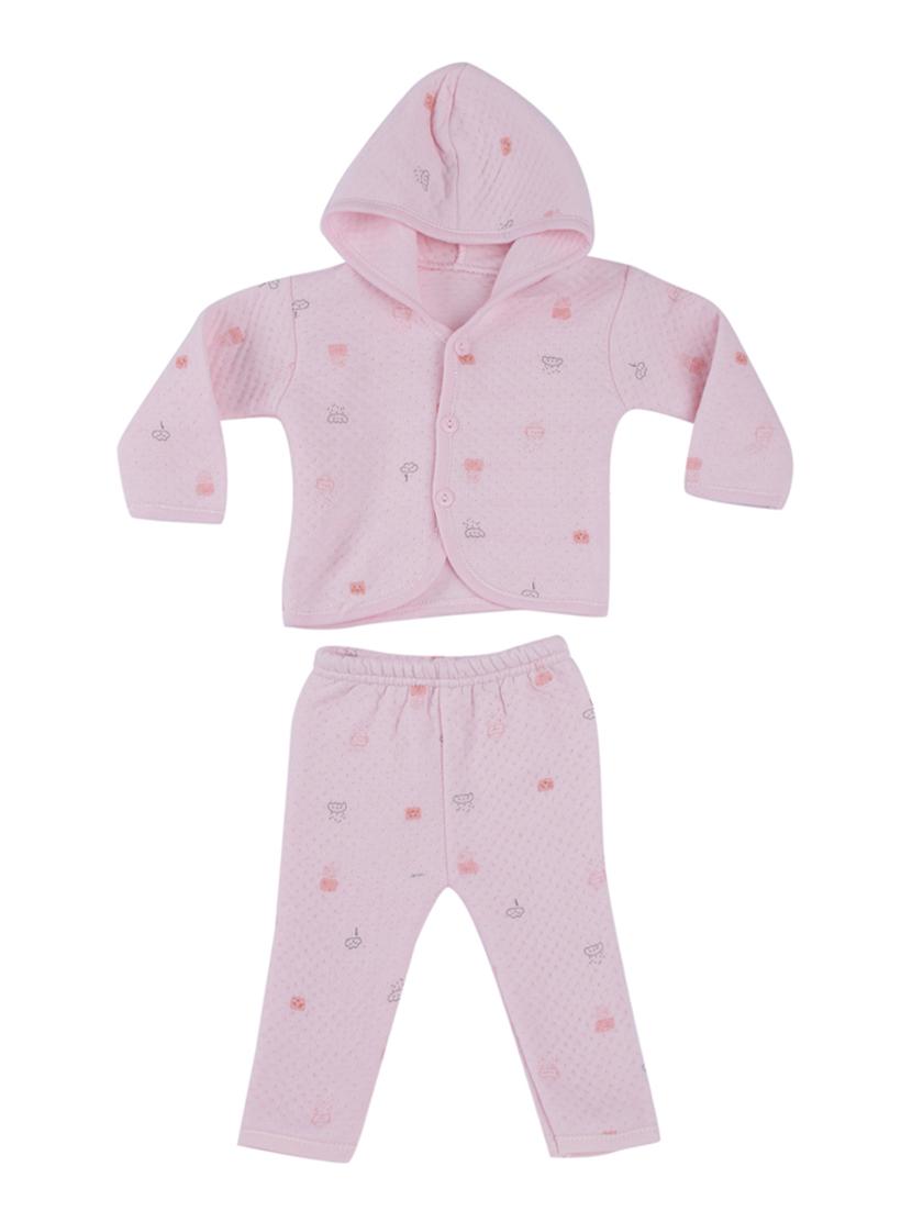 pink cotton twin sets onesies and romper - 17235583 - Zoom Image - 1