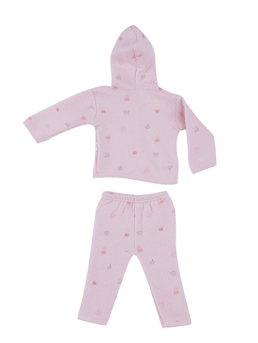 pink cotton twin sets onesies and romper - 17235583 - Zoom Image - 2