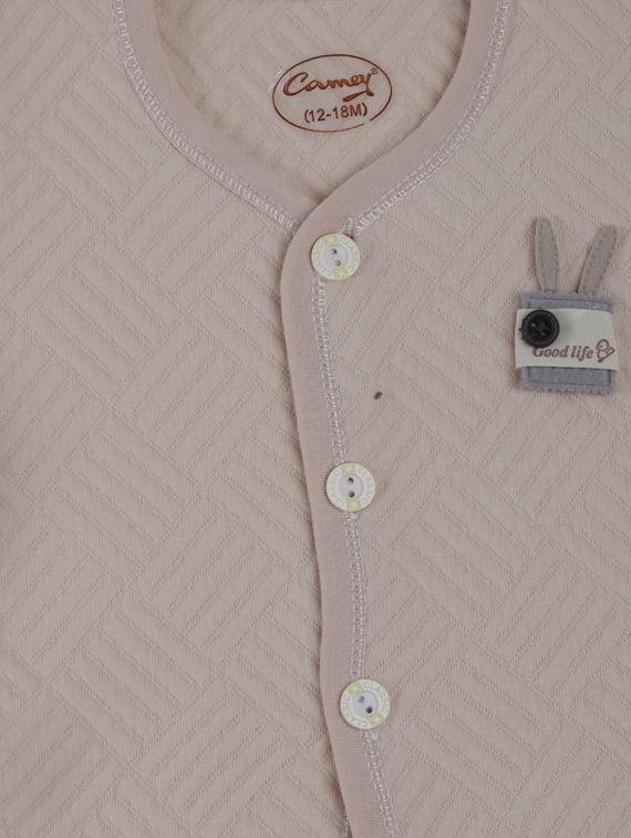 beige cotton twin sets onesies and romper - 17235584 - Zoom Image - 3
