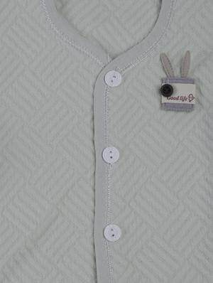 green cotton twin sets onesies and romper - 17235586 - Standard Image - 3