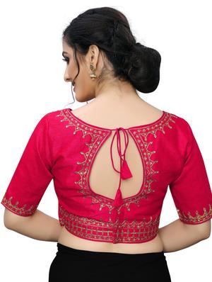 self design embroidered blouse - 17236233 - Standard Image - 3