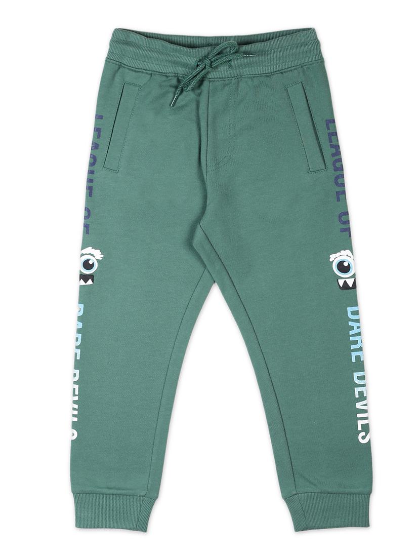 green cotton joggers trouser - 17236282 - Zoom Image - 2