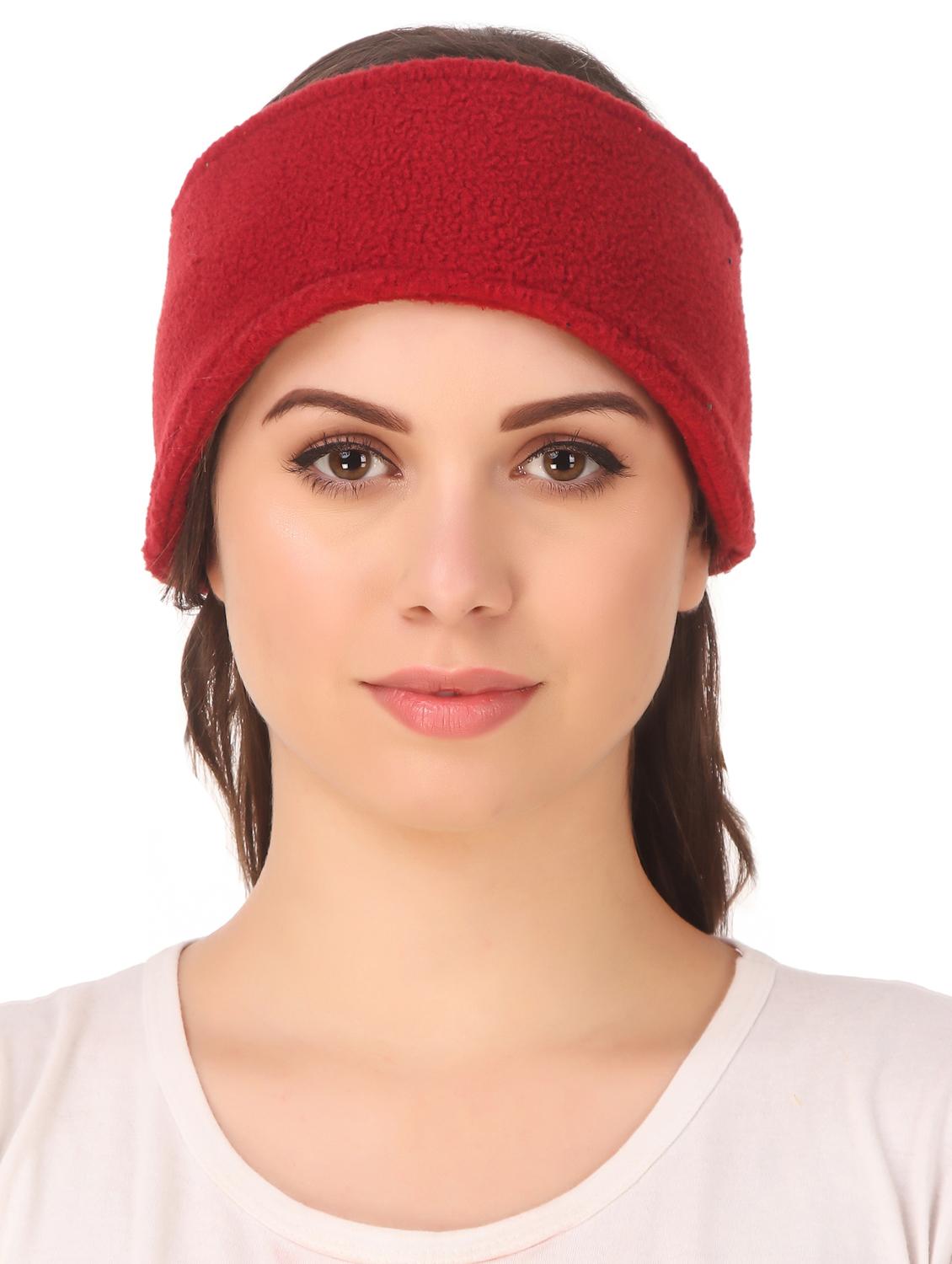 red cotton polyester blend cap - 17236332 - Zoom Image - 3