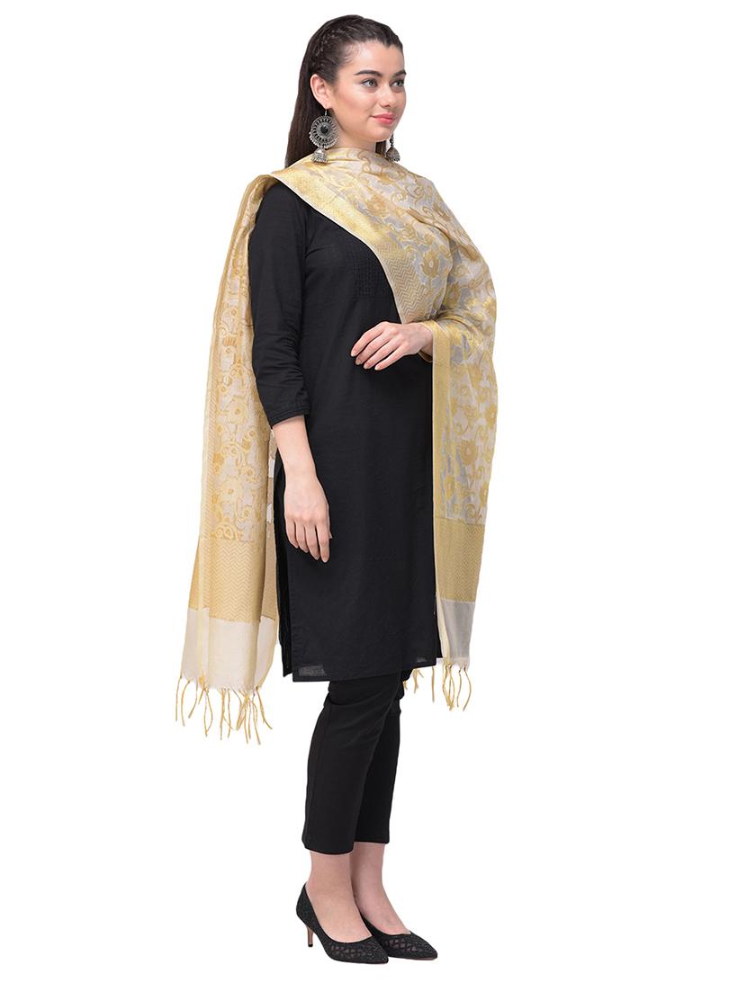jacquard work banarasi dupatta - 17236522 - Zoom Image - 2
