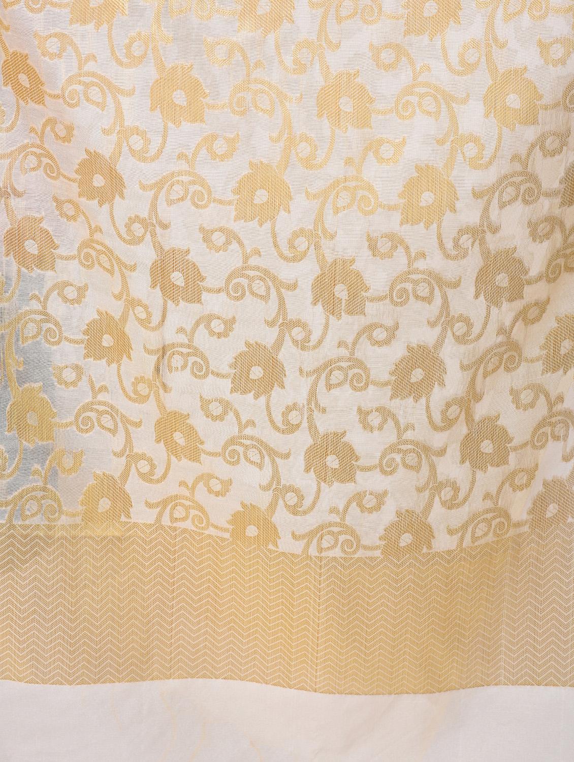 jacquard work banarasi dupatta - 17236522 - Zoom Image - 3
