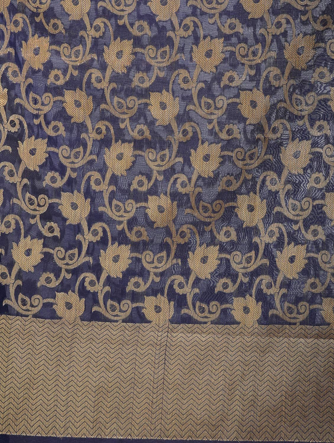 jacquard work banarasi dupatta - 17236523 - Zoom Image - 3