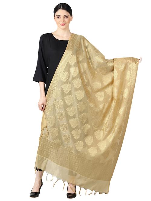 jacquard work banarasi dupatta - 17236528 - Standard Image - 1