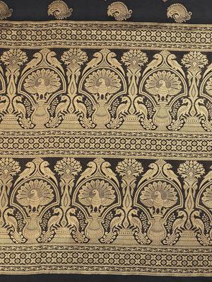 self design banarasi saree with blouse - 17236549 - Standard Image - 4