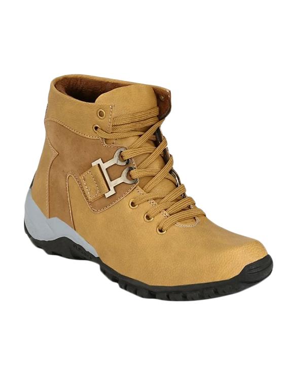 beige lace up boots - 17236675 - Zoom Image - 1