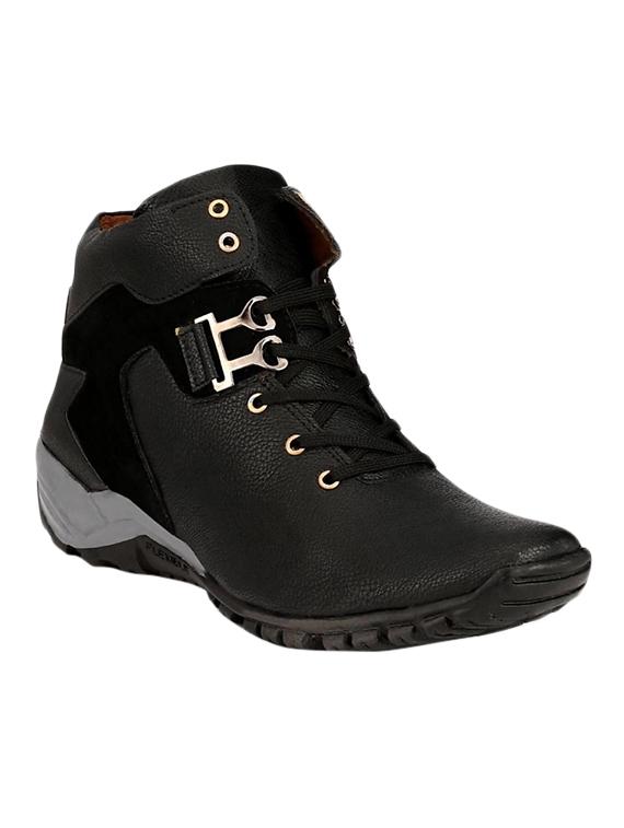 black lace up boots - 17236676 - Zoom Image - 1