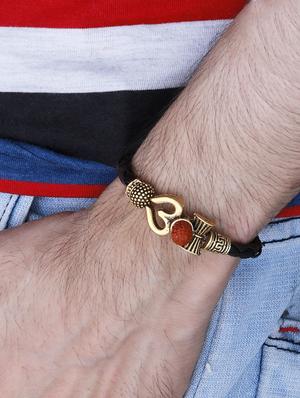 gold metal bracelet - 17236946 - Standard Image - 3