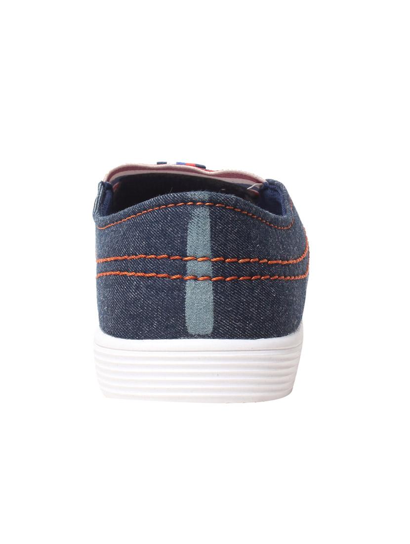 blue synthetic slip on shoes - 17237541 - Zoom Image - 3