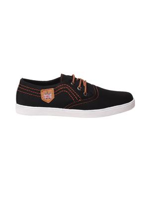 black synthetic slip on shoes - 17237547 - Standard Image - 2